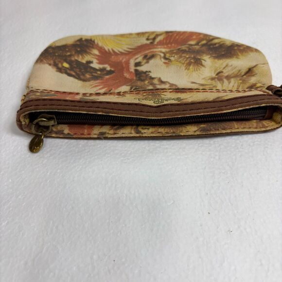 Lucky Brand Vintage Wristlet Coin Purse With Zipper and Strap - Picture 3 of 10